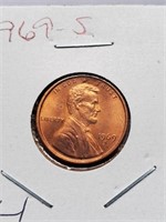 BU 1969-S Lincoln Penny