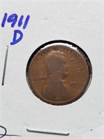 1911-D Wheat Penny