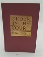 Order in the Court Signed Book John C. Knox w Warm