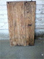 Antique wooden table top