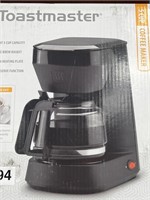 TOASTMASTER COFFEE MAKER RETAIL $30