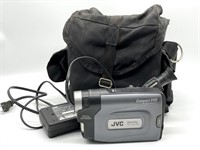 JVC VHS Camcorder with Bag and Partial Power