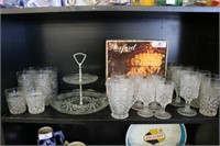 Wexford Complete Shelf Glassware & Serving Dishes