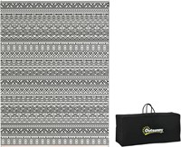 Outsunny Reversible Outdoor Rug  9' x 12' Waterpro