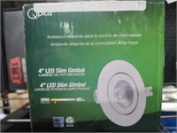 QPLUS 4Inch Eyeball Gimbal LED Recessed Light