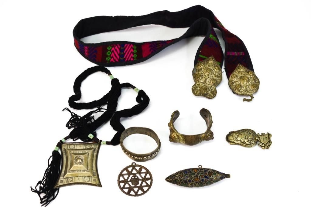 Antique Yemen, Ottoman, Judaica, Berber Jewelry