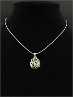 Beautiful Italian Silver 925 Necklace with Pendant