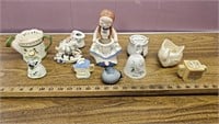 Small Collectibles- Including Glass Bird