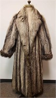 Chas A Stevens and Co Authentic Raccoon Fur Coat