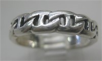 Sterling Silver Chain Link Ring