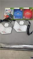 Xbox 360 Disney Infinity 1,2, & 3 + 2 Base Portals