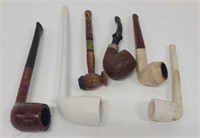 Lot of 6 Vintage Pipes