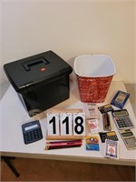 File Organizer ~ Trash Can ~ Group of Calculators