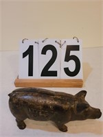 Cast Iron Piggy Bank (Invest in Pork) ~ Door Hasp