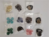 Polished stones and jewelry
