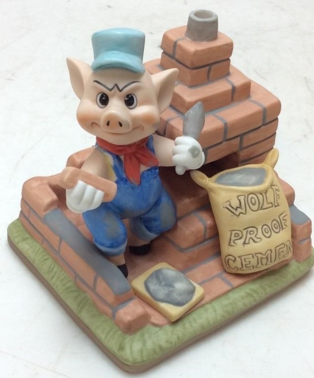 DISNEY 3 LITTLE PIGS MUSIC BOX