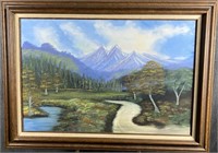Oil On Canvas Landscape