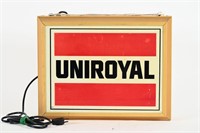 UNIROYAL LIGHTED SIGN