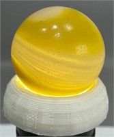 Translucent base Akro Tri-Color corkscrew marble