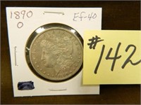 1890o Morgan Silver Dollar EF-40