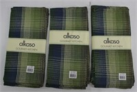 3 New Alkaso Gourmet Kitchen Towels
