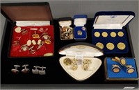 Group of men's jewelry - Shriners, MN, Ronald