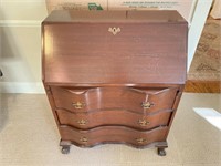 Mahogany Governor Winthrop Drop Front Secretary