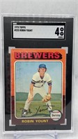 1975 Topps #223 Robin Yount SGC 4 baseball card