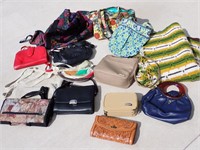 Lot of Miscellaneous Purses & Afghan