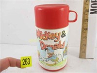 MICKEY&DONALD THERMOS