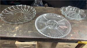 Crystal Serving Trays