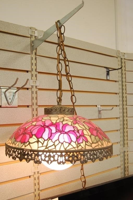 Plastic Shade Hanging Lamp