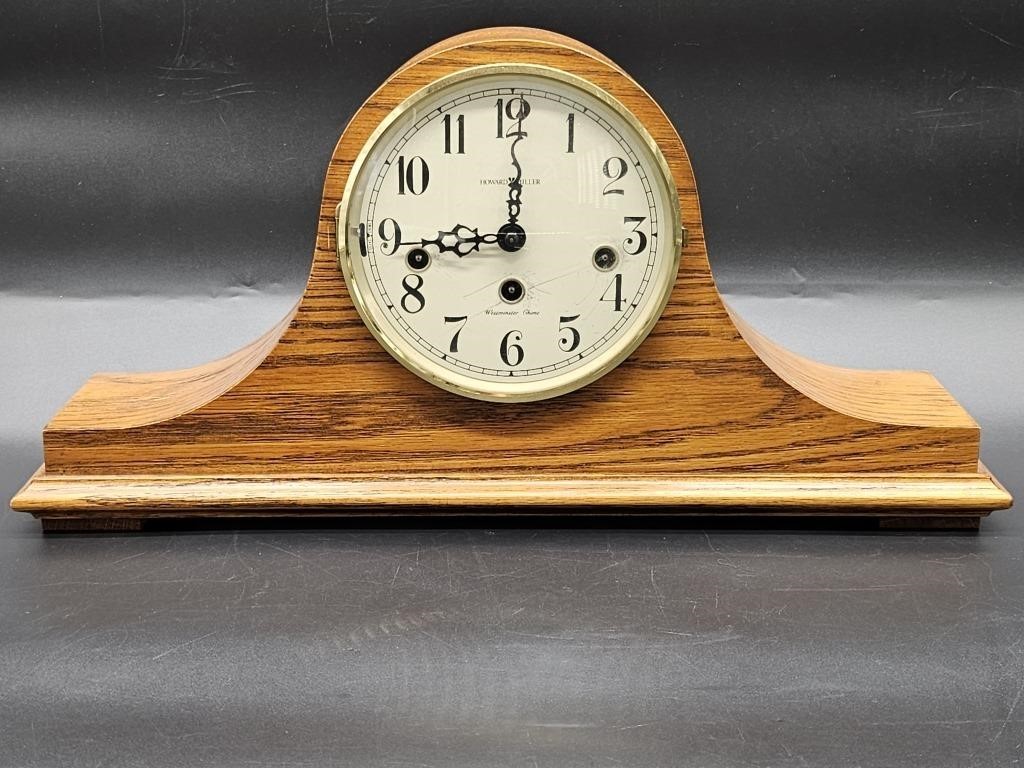 Vtg. Howard Miller Westminster Chime Mantle Clock