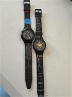 2.  OLYMPIC  WATCHES - 1 CLASP BROKE