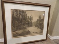 Framed Landscape Artist Signed