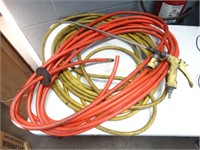 2 air pressure hoses(1 end missing adapter) & 1