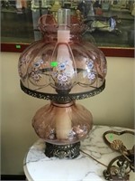 Handpainted Parlor Lamp