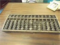 Vintage Wood/Brass Chinese Abacus