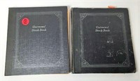 Universal Stock Books of Stamps - Lot of 2
