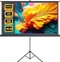 Projector Screen and Stand  HYZ 100 inch 16:9