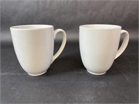 Pair of Simple Dining Ceramic Coffee Mugs