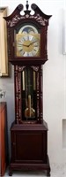 Chinese inlaid Rosewood long case clock