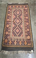 Antique Zemmour Moroccan Rug 
78" L x 37" W