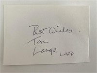 OJ Simpson Detective Tom Lange original signature