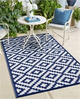 Green Decore Recycled Nirvana Navy White Outdoor R