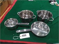 Concord Stainless Steel Pans