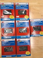 7 Boxes of Mixed Ace Deck Screws