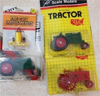 Lot of 4- Die Cast Toy Makers Tractors