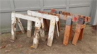 4 Small Saw Horses