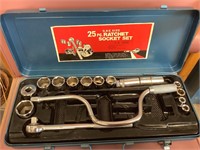 1- 1/2" RATCHET SOCKET SET